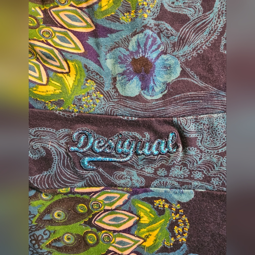 Super Cute Multicolor Desigual Dress Size Large (measurements in pics) - Picture 8 of 11